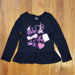 New Faded Glory Girl's Long-sleeve T - M (7)